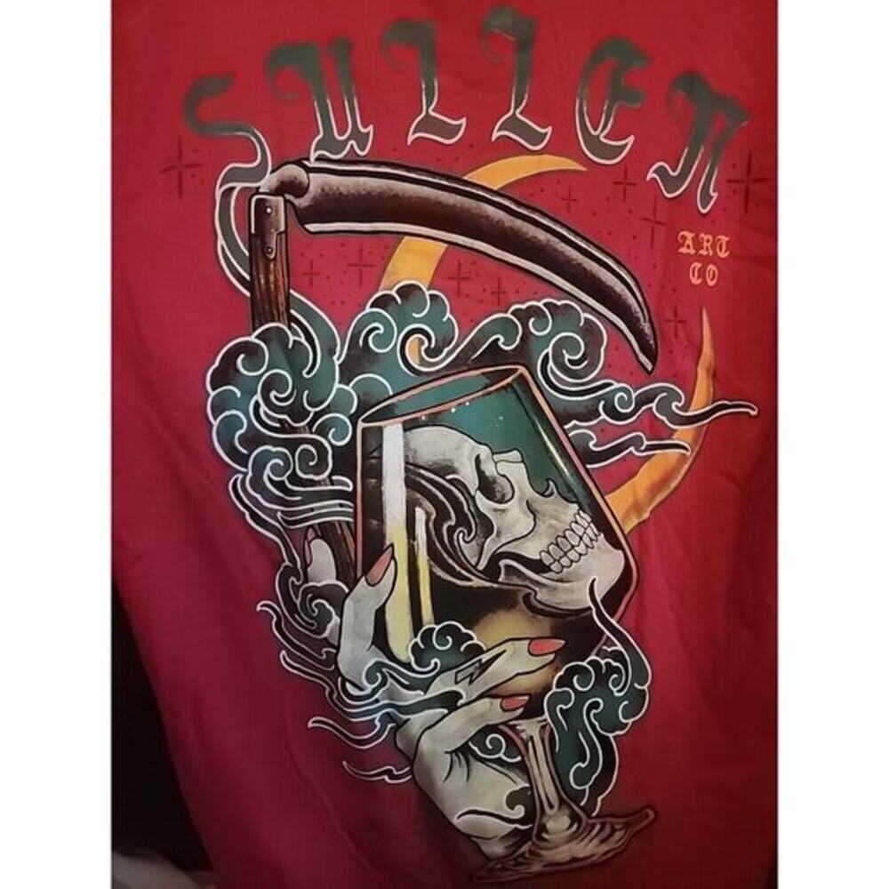 SULLEN Art Collective TATTOO Nightcap Medium NWT CR6 Excellent Tattoo‎ Skull